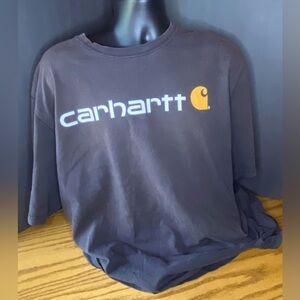 Carhartt Logo Shirt Dark Brown. 2XL. In excellent used condition.